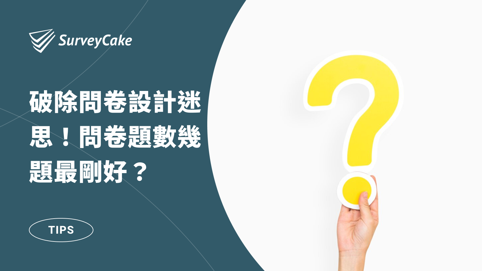 新手必看！如何設計問卷？問卷題目要幾題？破除問卷設計迷思！
